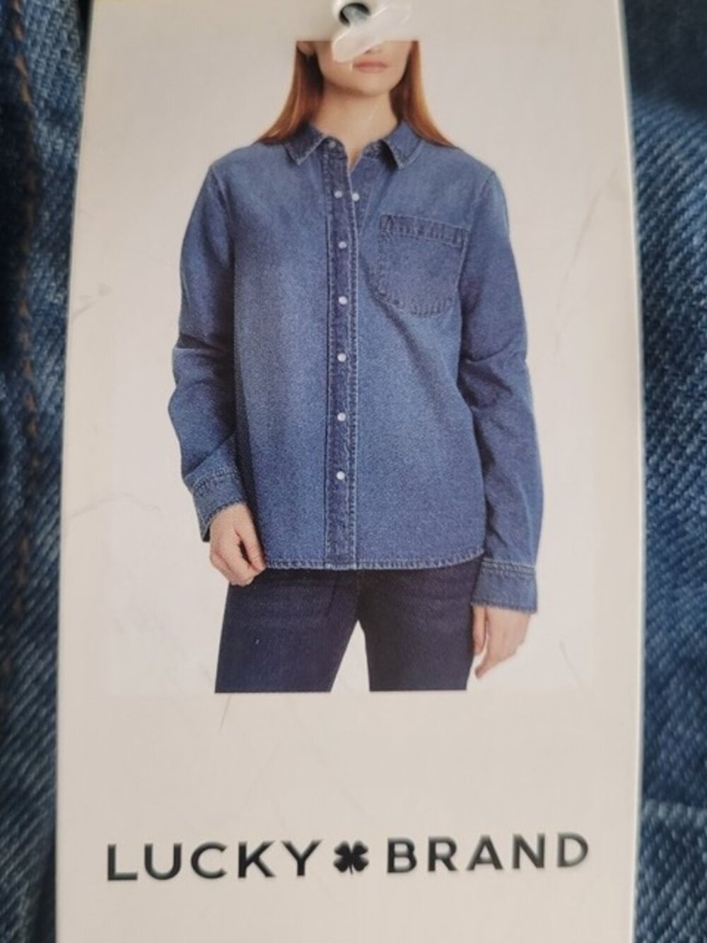 Lucky Brand Denim Shirt ~ XXL